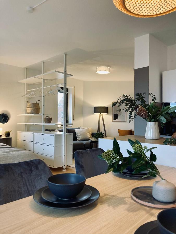 Schickes, Stilvolles Und Helles Apartment In Muenster Zewnętrze zdjęcie